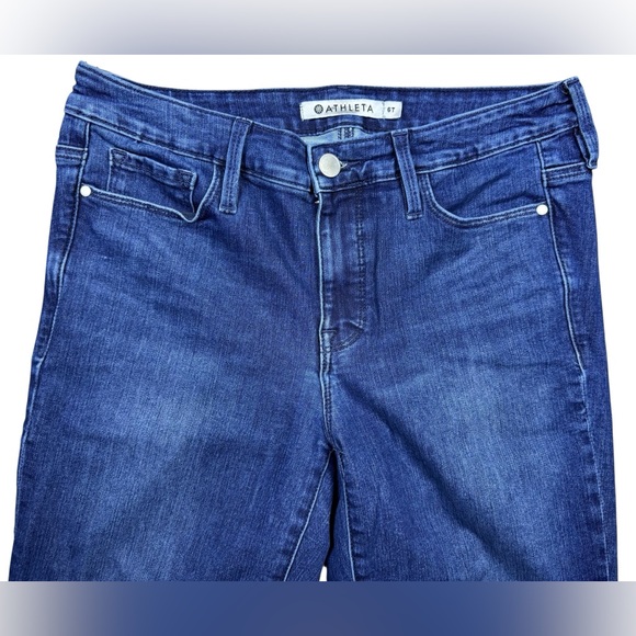 Athleta Sculptek Mid Rise Skinny Jean Dark Wash Womens 6 - Picture 3 of 14